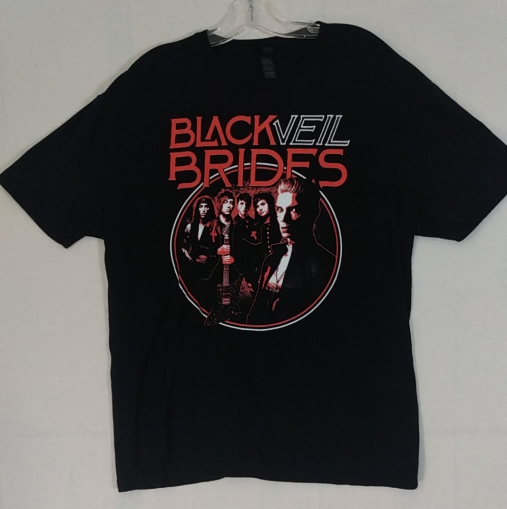 Black Veil Brides Tshirt Mens XL Graphic Tee Rock Music Band Gildan Softstyle